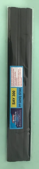 PP GENİŞ SİYAH ELEKTRO ÇUBUK 20 PAKET ürün görseli 1