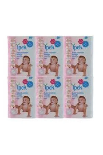 İpek Bebek Temizleme Pamuğu 60'lı x 6 Paket ürün görseli 1