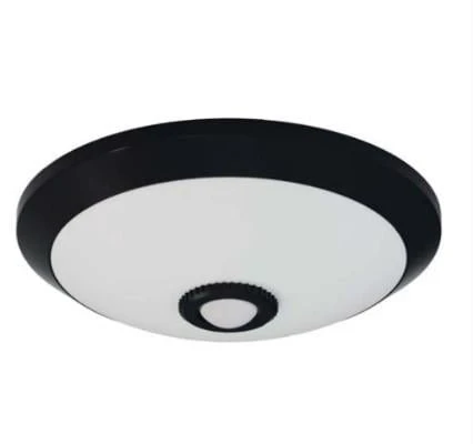 Horoz Sensörlü Tavan Armatür 360d 2xe27 ( Siyah  Kasa )( Plastik Cam-Gövde ) ürün görseli 1