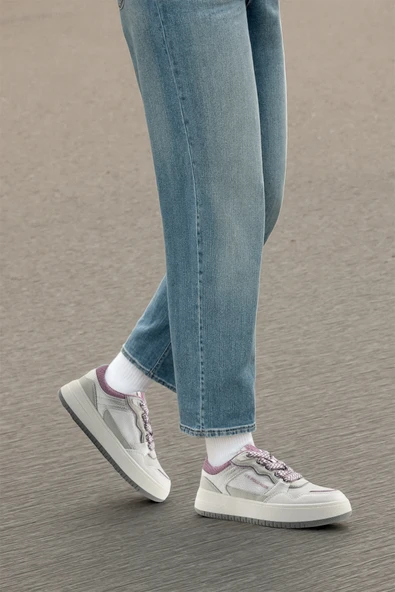 LINA 5FX Beyaz Kadın Sneaker - Resim 2