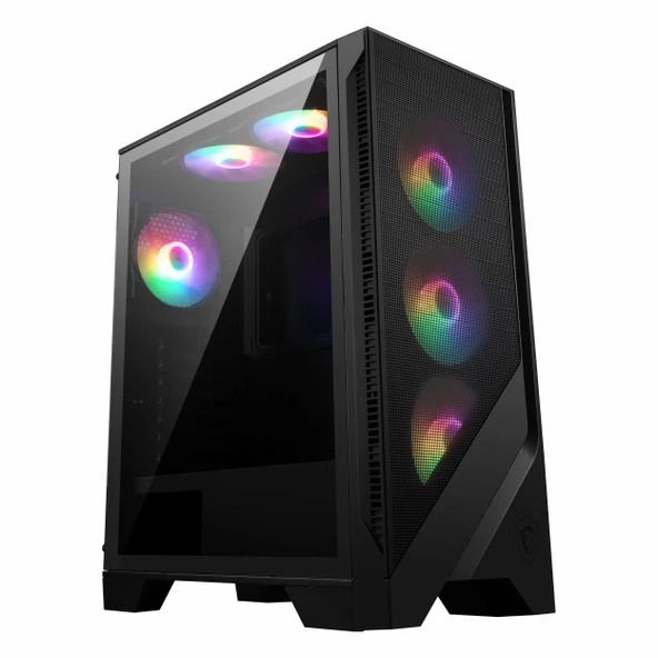 MSI MAG Forge 121A B75 750W 80+ Bronz USB 3.2 RGB ATX Mid Tower Siyah Kasa ürün görseli 1