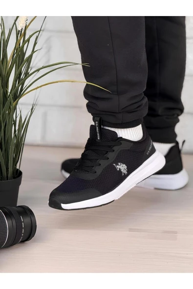 U.S.POLO ASSN.SMART 5FX SİYAH COMFORT CASUAL SPOR AYAKKABI ürün görseli 1