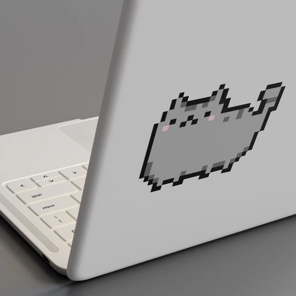 Mustard Cat Pixel Sicker Ekran Temizleyici - Resim 4