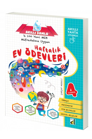 Akıllı Damla 4. Sınıf Haftalık Ev Ödevleri ürün görseli 1