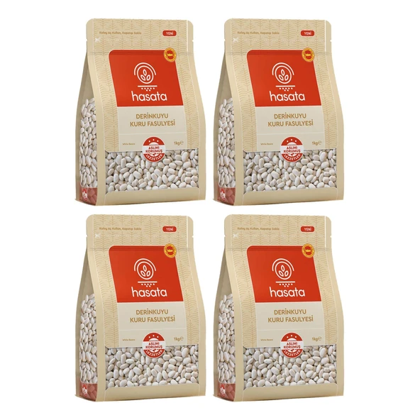 Hasata Derinkuyu Kuru Fasulye 1000 gr x 4 Adet ürün görseli 1