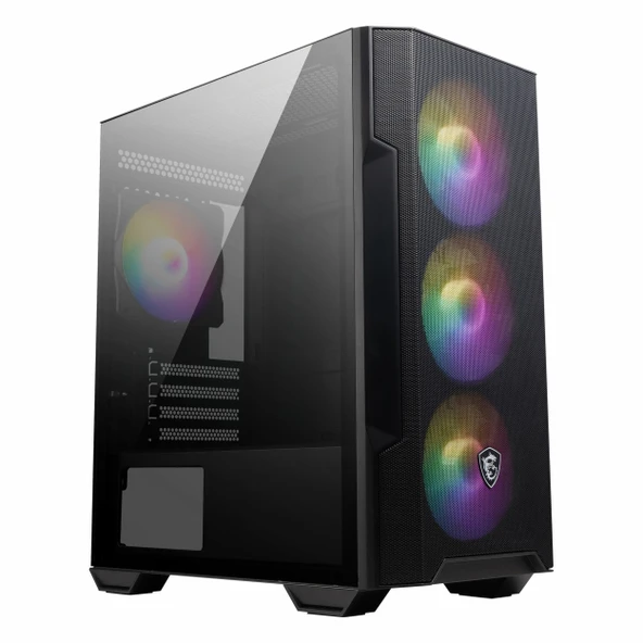 MSI MAG Forge M100R USB 3.2 ARGB mATX Mid Tower Siyah Kasa ürün görseli 1