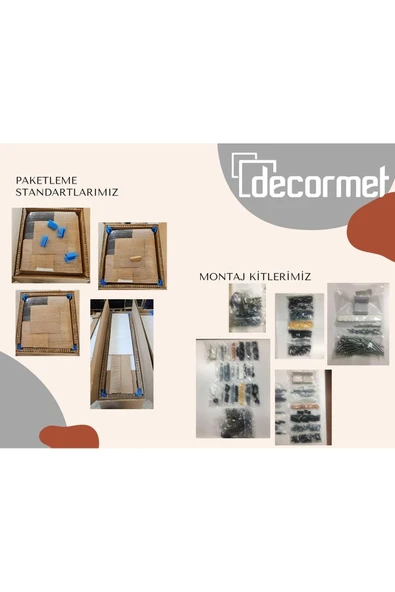 Decormet Karlin Kitaplık Beyaz - Resim 10