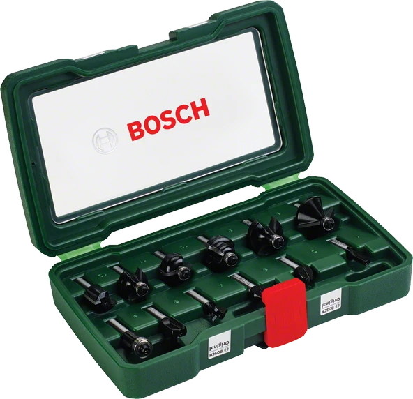 BOSCH 8 mm Ahşap Freze Uç Seti 12 Parça (2607019466) ürün görseli 1