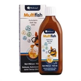Multifish Omega Multivitamin Çinko Şurup 150 ml ürün görseli 1