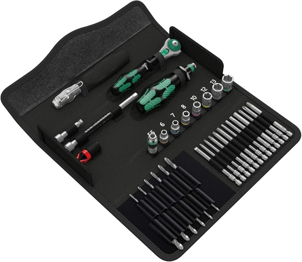 WERA Kraftform Kompakt M1 Metal İşleri İçin Bits Uç Seti (05135928001) ürün görseli 1