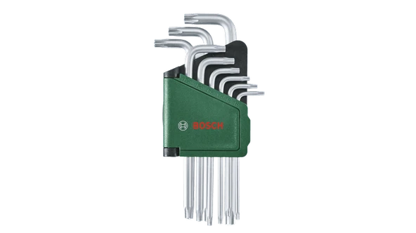 BOSCH Torx Alyan Anahtar Takımı 9 Parça (1600A02Z9C) ürün görseli 1