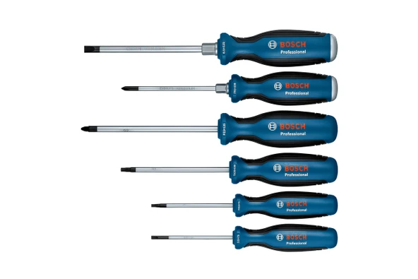 BOSCH Profesyonel 6 Parça Tornavida Takımı (1600A02CV3) ürün görseli 1