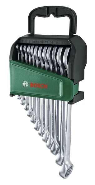 BOSCH 12 Parça Kombine Anahtar Takımı 6-19 mm (1600A02Z9D) ürün görseli 1