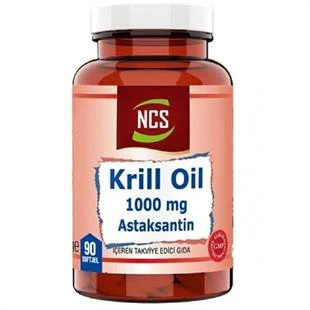 NCS Krill Oil 1000 mg Astaksantin 90 Softjel ürün görseli 1