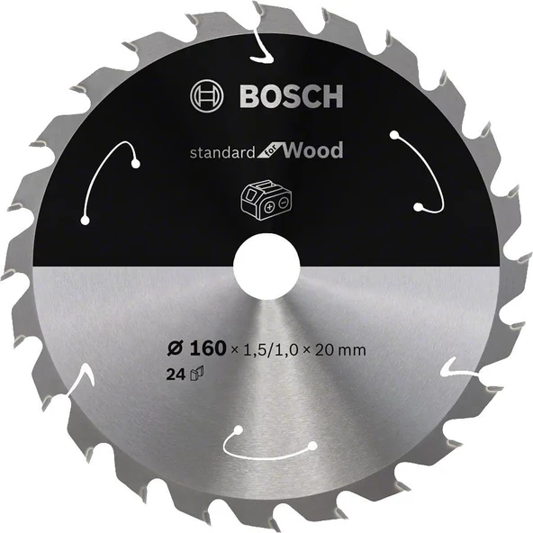 BOSCH 160x20x1,5 mm 24 Diş Ahşap Elmas Daire Testere Bıçağı ürün görseli 1