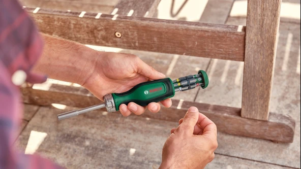BOSCH 12 Parça Cırcırlı Tornavida Seti (1600A027PP) - Resim 4