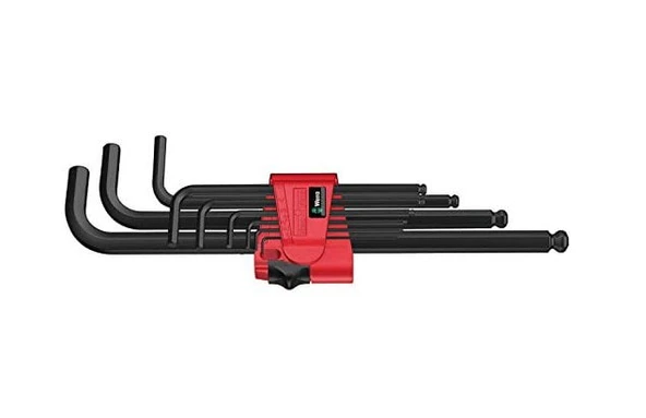 WERA 950/9 PKL BM Top Başlı Uzun Alyan Anahtar Takımı (05022086001) ürün görseli 1