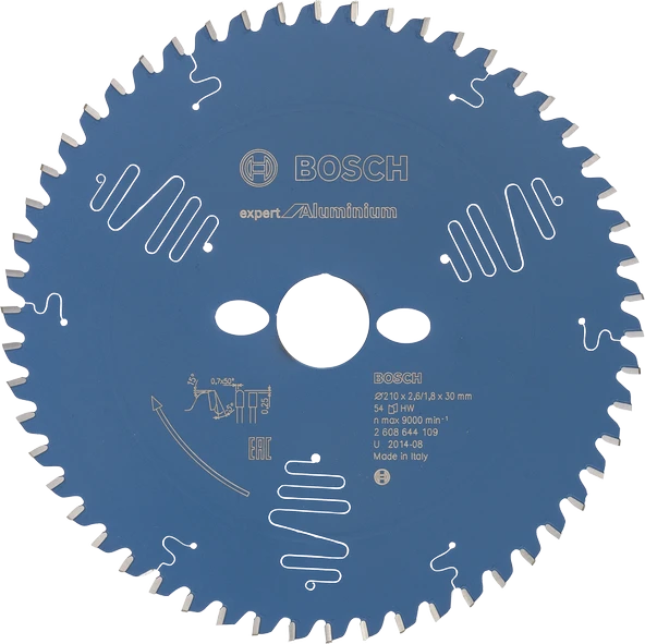BOSCH Expert for Aluminyum 210x30x2,6 mm 54 Diş Aluminyum Elmas Daire Testere ürün görseli 1