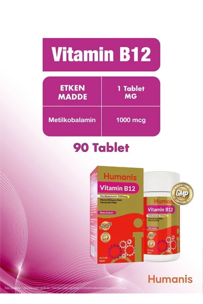 Humanis B12 Dilaltı 90 Tablet - Resim 6