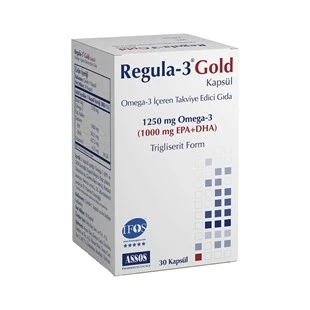 Regula-3 Gold Omega-3 1250 mg 30 Kapsül ürün görseli 1
