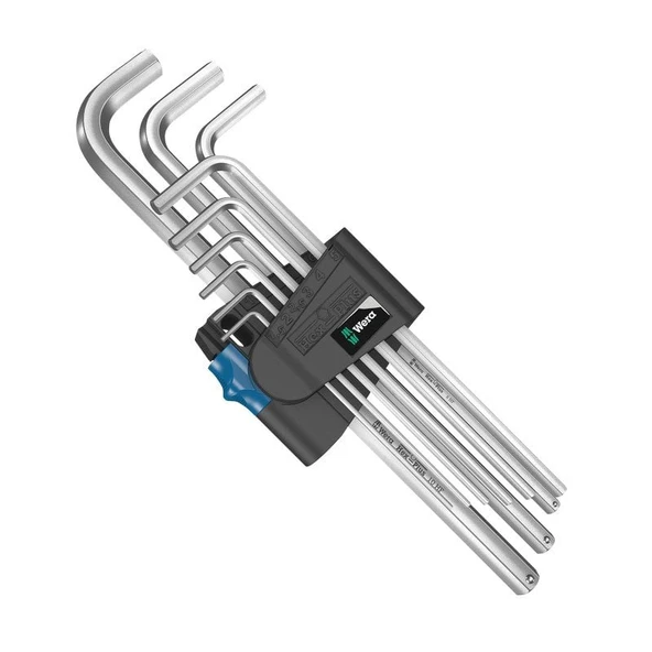 WERA 950/9 L HF HexPlus Uzun Alyan Anahtar Takımı (05022130001) ürün görseli 1