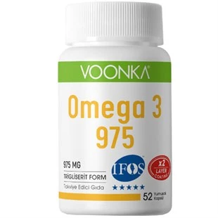 Voonka Omega-3 975 mg 52 Kapsül ürün görseli 1