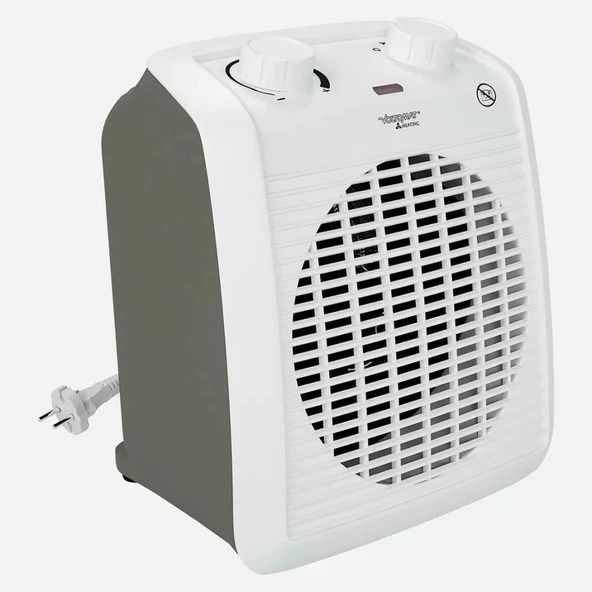 2000W 2 Kademeli Termostatlı Elektrikli Fanlı Isıtıcı ürün görseli 1