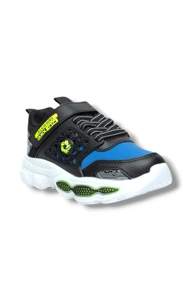 Alessio 019-26 Cilt Anatomik Filet Çocuk Sneaker Siyah Sax 31-35 ürün görseli 1