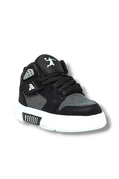 Alessio 537-26 Cilt Anatomik Filet Çocuk Sneaker Siyah Füme 31-35 ürün görseli 1