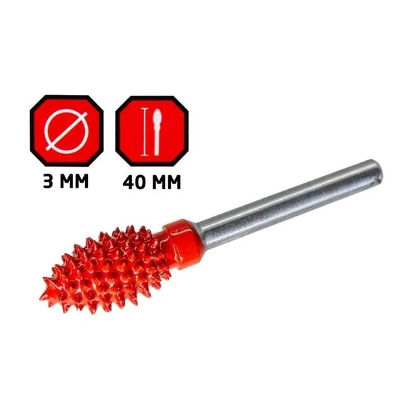 Rox Wood 0279 Karbür Alev Tip Ahşap Şekillendirme Törpü ürün görseli 1