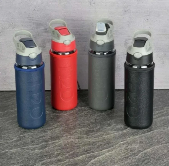 Cam Matara Deri Kılıflı - Pipetli 500 ml ürün görseli 1