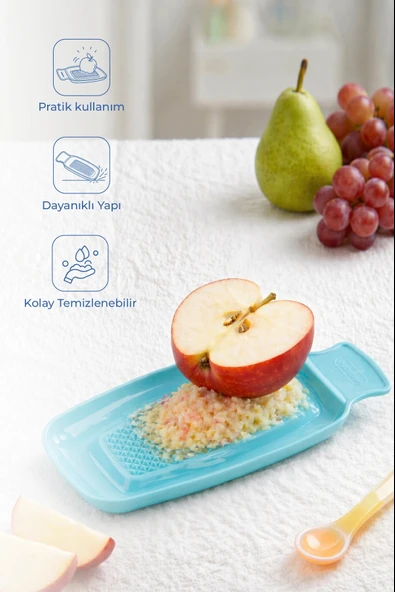Babyjem Kırılmaz Pratik Bebek Meyve Rende Mint ürün görseli 1