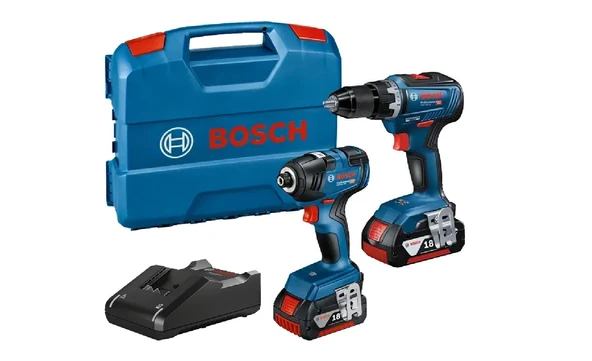 Bosch Gsr 18V-90 C + Gdr 18V-220 C  2X4.0Ah  2'Li Set ürün görseli 1