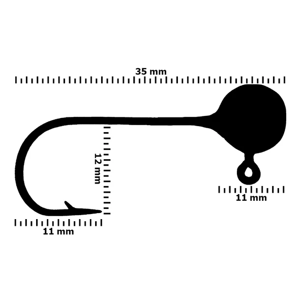Fishika 2500 #1 7,5gr Jig Head - Resim 2