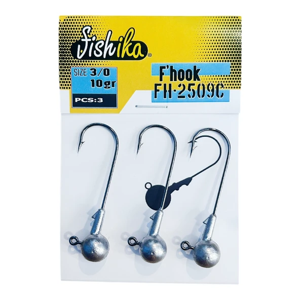 Fishika 2509 #3/0 10gr Jig Head ürün görseli 1