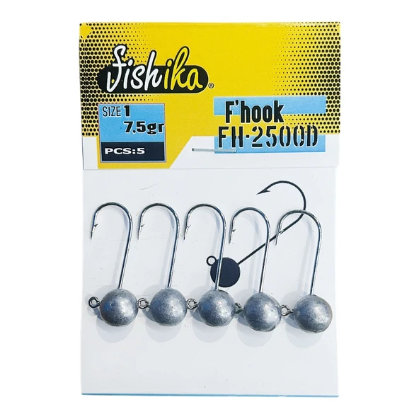Fishika 2500 #1 7,5gr Jig Head ürün görseli 1