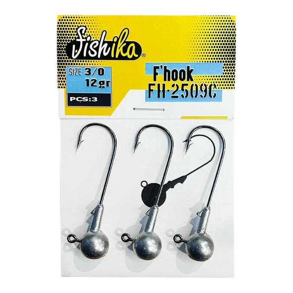 Fishika 2509 #3/0 12gr Jig Head ürün görseli 1