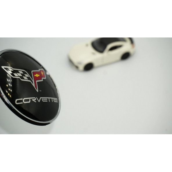 Chevrolet Corvette 3M 3D Body Logo 84mm Amblem Arma ürün görseli 1
