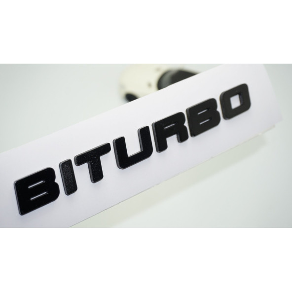 DK Tuning Biturbo Siyah ABS Bagaj Yazı Logo ürün görseli 1