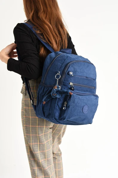 Ultra Hafif Orta Boy Sırt Çantası Çok Cepli Unisex Laci  (Model: 571-4B) ürün görseli 1