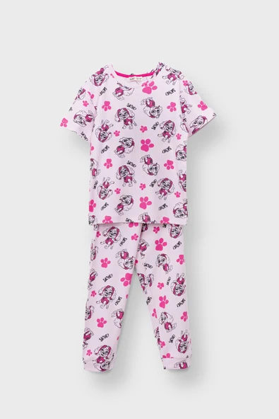 Sevimli Skye Kız Çocuk Pijama Takımı (Karakter Desenli) ürün görseli 1