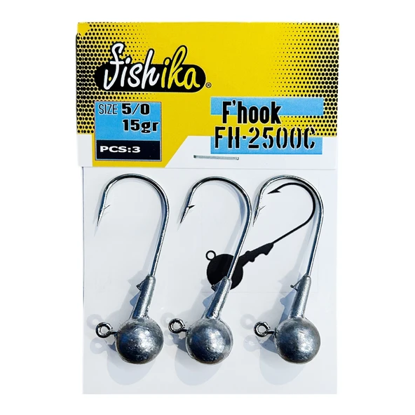 Fishika 2500 #5/0 15gr Jig Head ürün görseli 1
