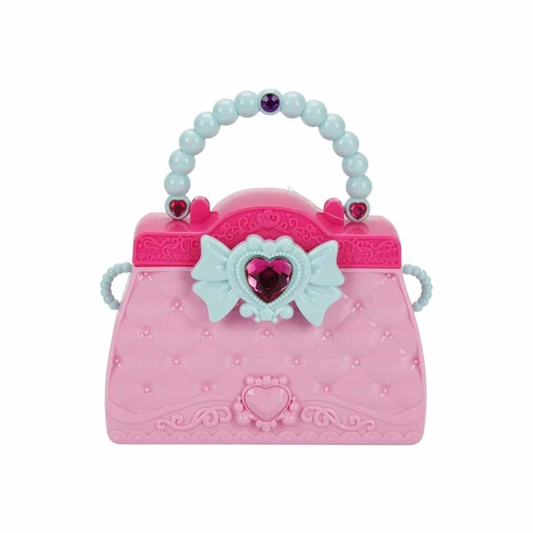 Aksesuarlı Makyaj Çantası  - BJ1350 - Pembe - Resim 3