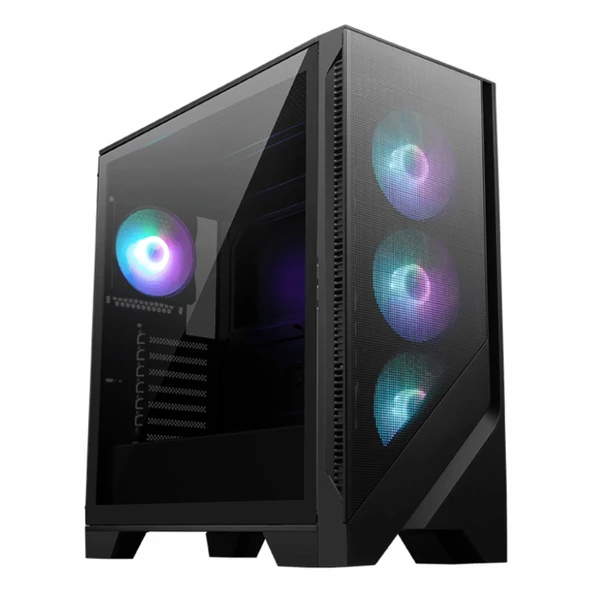 MSI MAG Forge 321R Airflow USB 3.2 ARGB ATX Mid Tower Siyah Kasa ürün görseli 1