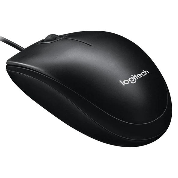 Logitech M100 1000DPI USB Kablolu Mouse Siyah 910-006652 ürün görseli 1