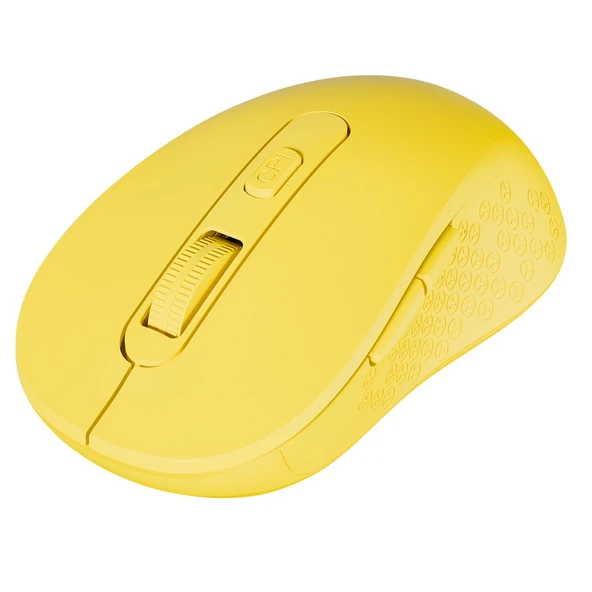 Everest SM-BT08 Usb Sarı 2in1 Kablosuz Bluetooth Mouse - Resim 2