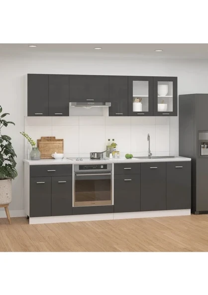 T Designo Helin Mutfak 230 cm Tezgah Dahil ürün görseli 1