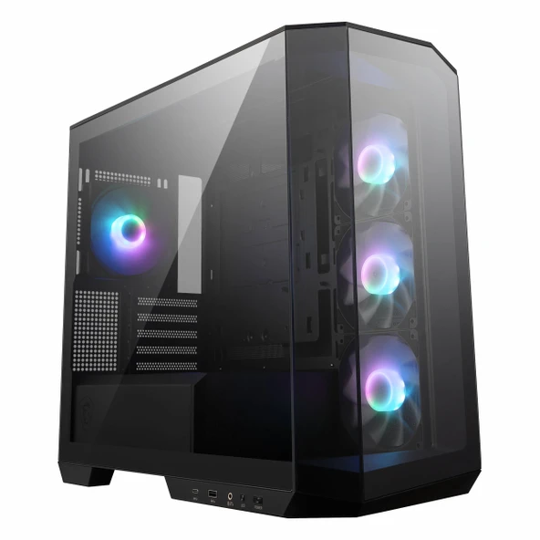 MSI MAG Pano 100R PZ USB 3.2 ARGB ATX Mid Tower Siyah Kasa ürün görseli 1