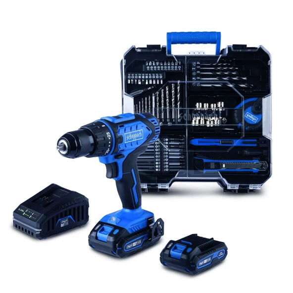 Scheppach C-DTB74/1-X 20V 1x2AH Akülü Vidalama + 74 Parça Aksesuar Seti - 5909315900 ürün görseli 1