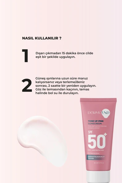 Dermoend Ton Eşitleyici Güneş Kremi - Resim 3